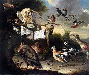 HONDECOETER, Melchior d Das Vogelkonzert France oil painting artist